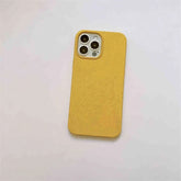 iPhone 16 Pro Max Case - Yellow Eco-friendly Material - Minimalism - Biodegradable